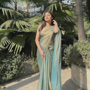 Soft-Fandy-Silk-Saree-With-Hand-Work-Lace-Boarder