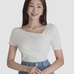 Women's-Asymmetrical-Stretch-Comfortable-Top